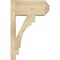 Ekena Millwork Merced Craftsman Rough Sawn Outlooker, Douglas Fir, 8"W x 16"D x 24"H OUT08X16X24MRC04RDF - alternate 4